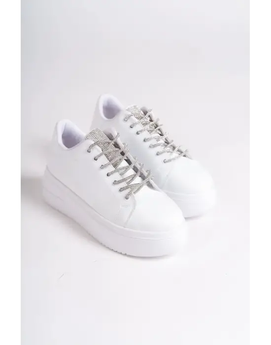 Trend Tabaan Taşlı Bayan Spor Ayakkabı