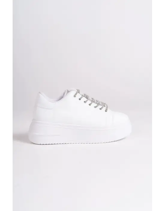Trend Tabaan Taşlı Bayan Spor Ayakkabı
