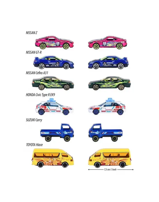 Omarı Japonya Serisi Deluxe Arabalar