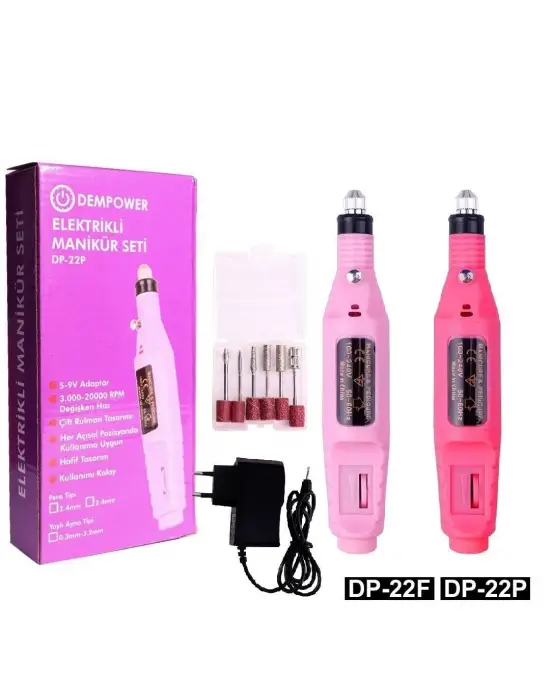 Dempower Elektrikli Manikür Seti
