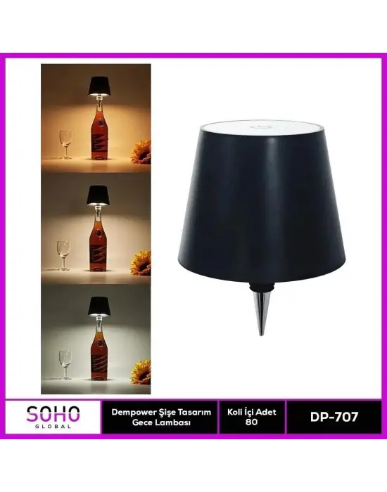 Dempower Şişe Tasarımlı Gece Lambası
