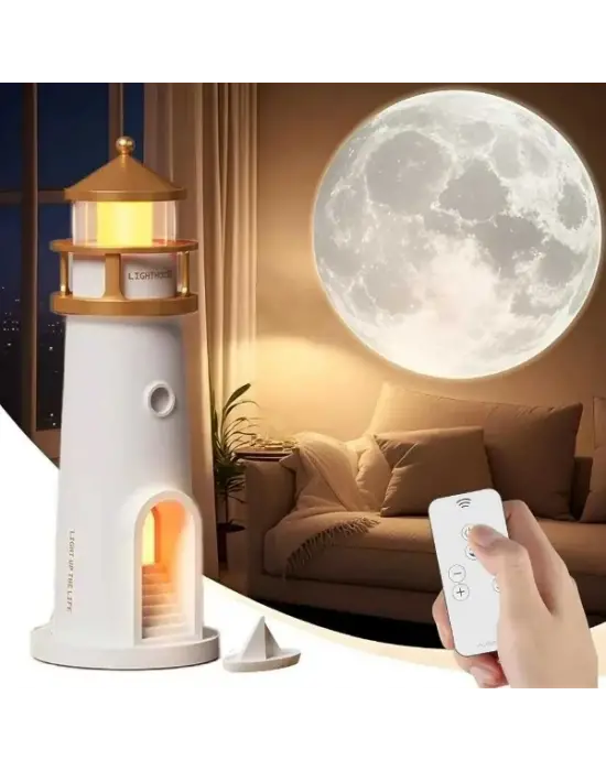 Deniz Feneri Projektör Gece Lambası