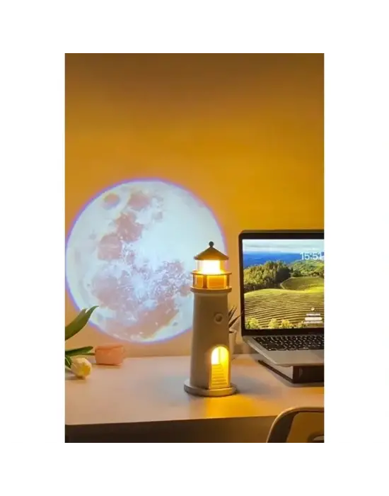 Deniz Feneri Projektör Gece Lambası