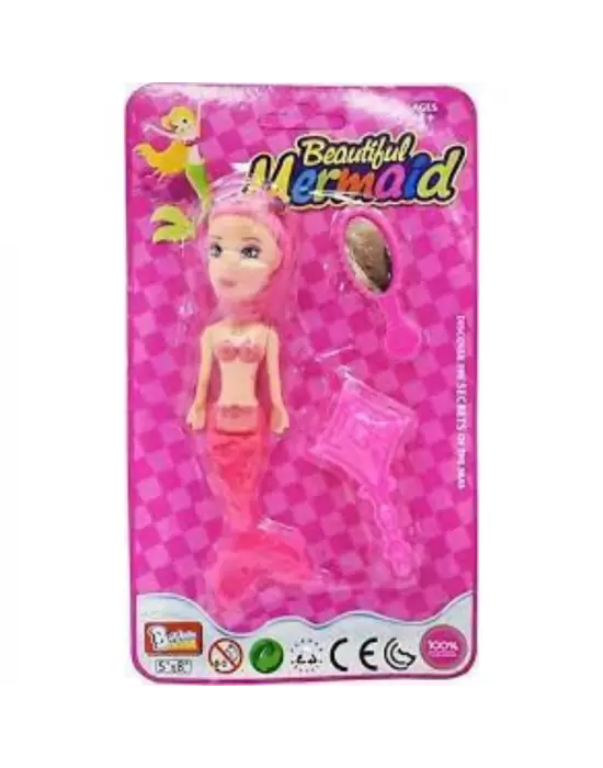 Omarı Parlak Mavi Deniz Dalgaları Kolye Seti