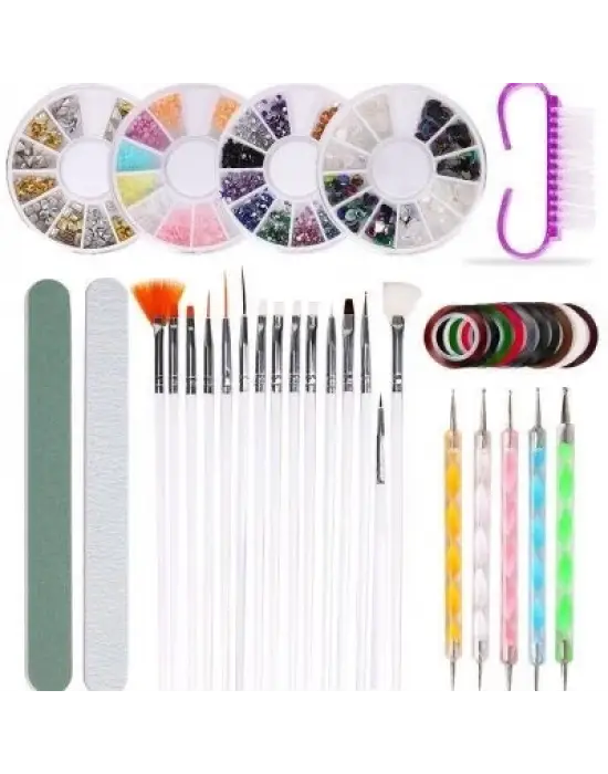 Omarı Deniz Temalı Profesyonel Tırnak Sanatı Seti