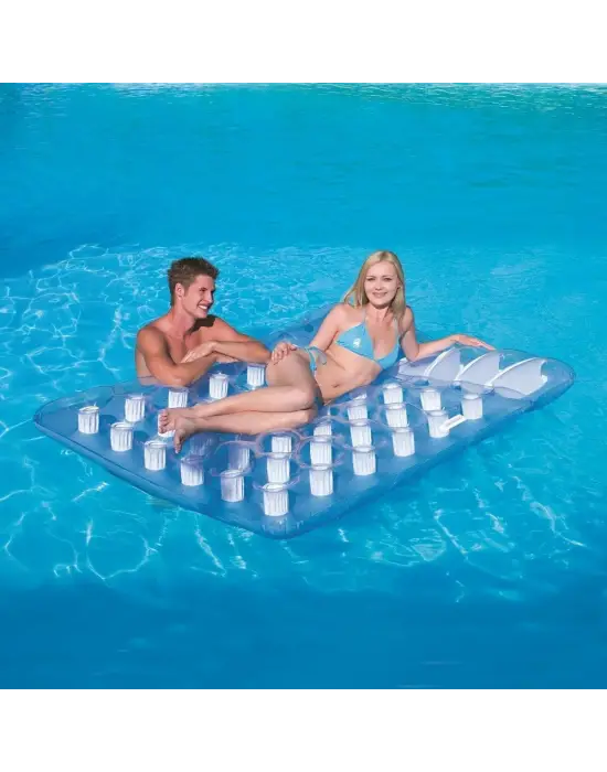 Deniz Yatağı 2 Kişilik Bardaklı Yatak 193x142 Cm Bestway - 43055