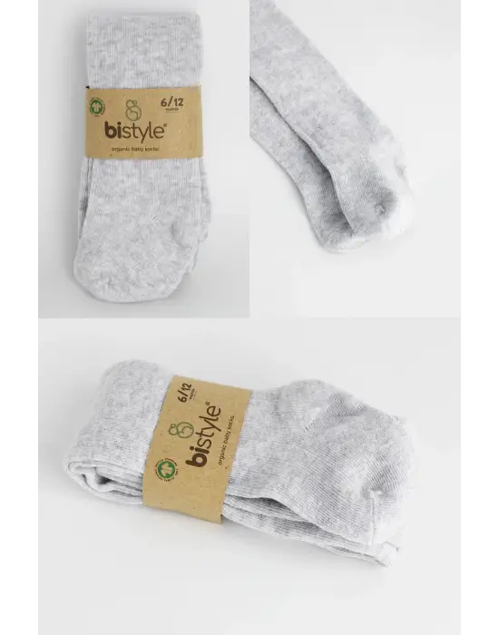 Derby Basic Tekli Penye Külotlu Çorap Bs50102b Gri