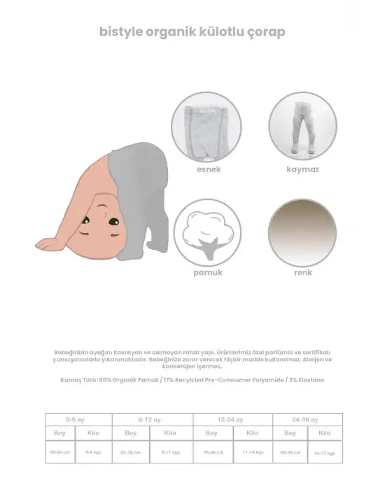 Derby Basic Tekli Penye Külotlu Çorap Bs50102b Siyah