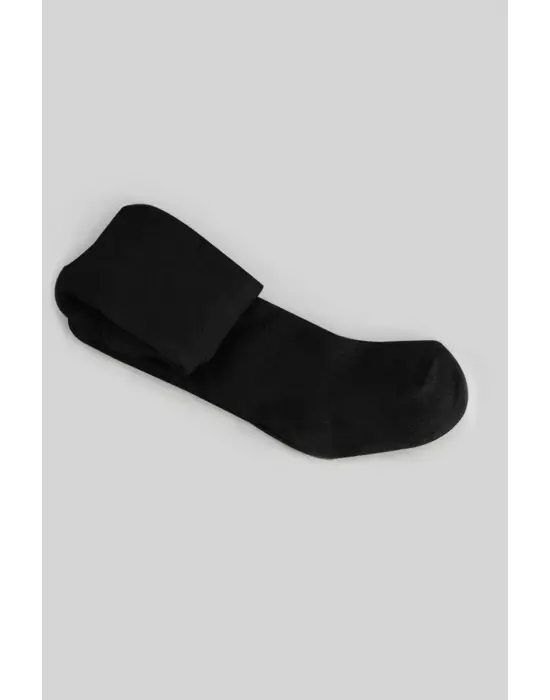 Derby Basic Tekli Penye Külotlu Çorap Bs50102b Siyah