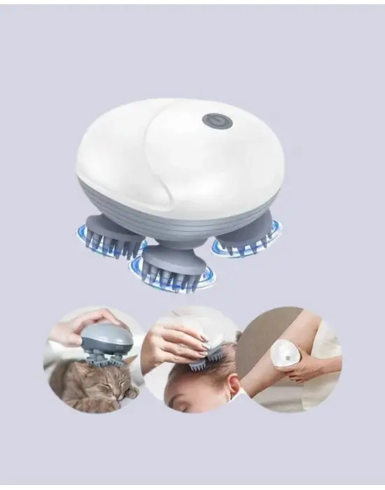 Derin Masaj Sağlayan Elektrikli Kafa Masaj Aleti