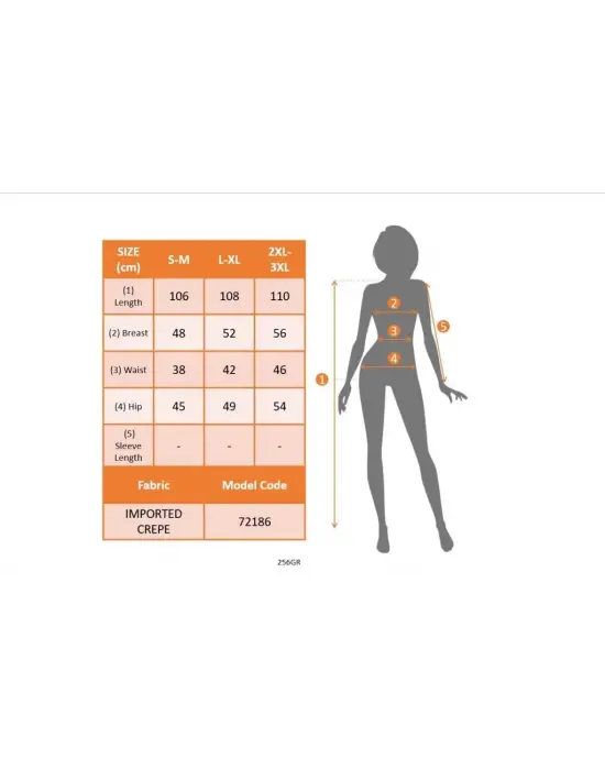 Omarı Derin V Yakalı Kadın Krep Elbise