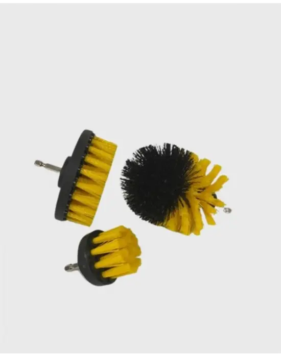 Derinlemesine Temizlik İçin Dayanıklı Kıllı Matkap Fırçası Başlığı