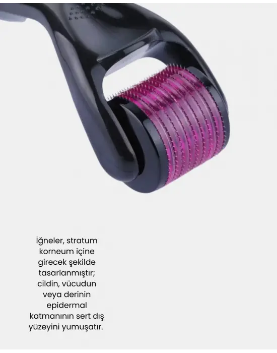 Derma Roller Titanyum İğneli Cilt Yenileyici – Akne Ve Kırışıklık Karşıtı