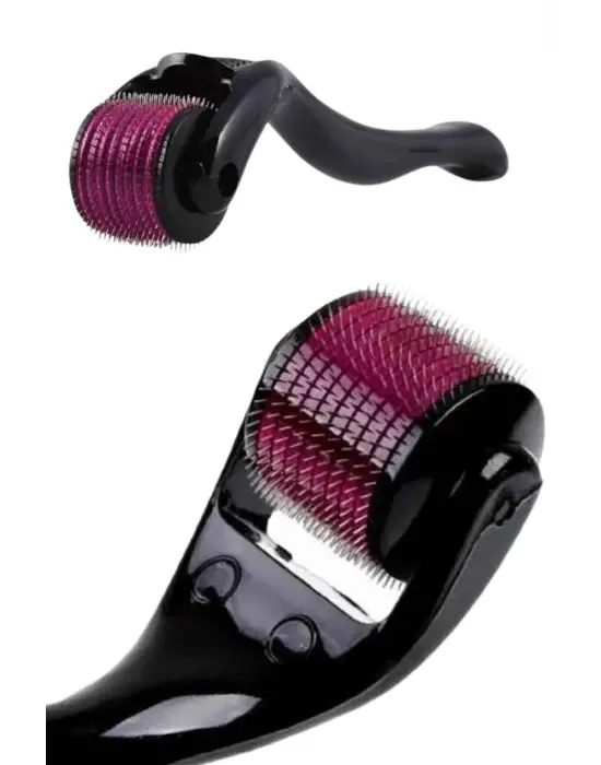 Derma Roller Titanyum Uçlu 540 İğneli 1 Mm Saç Sakal Çıkarma Ve Cilt Bakım Masaj Aleti