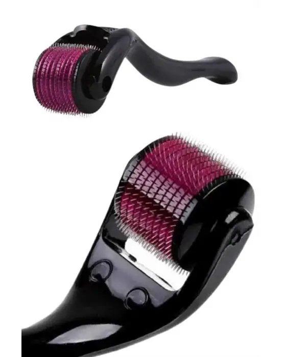 Derma Roller Titanyum Uçlu 540 İğneli 1 Mm Saç Sakal Çıkarma Ve Cilt Bakım Masaj Aleti