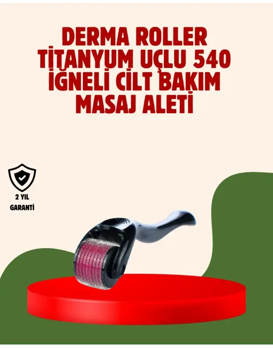Dermaroller 1 Mm Akne İzleri Ve Çatlak Giderici Cilt Bakım Aleti