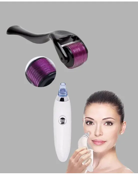 Dermaroller + Siyah Nokta Temizleyici Setı