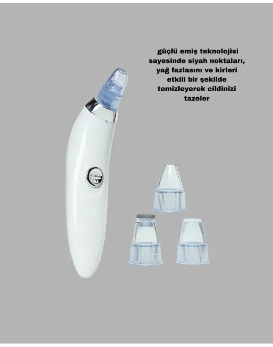 Dermaroller Ve Vakumlu Siyah Nokta Temizleme Cihazı 2’li Cilt Bakım Seti