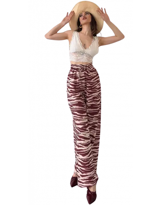 Trend Desenli Pantolon