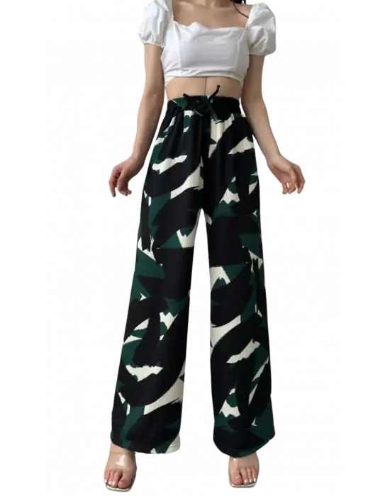 Trend Beli Lastikli Bürümcük Pantolon