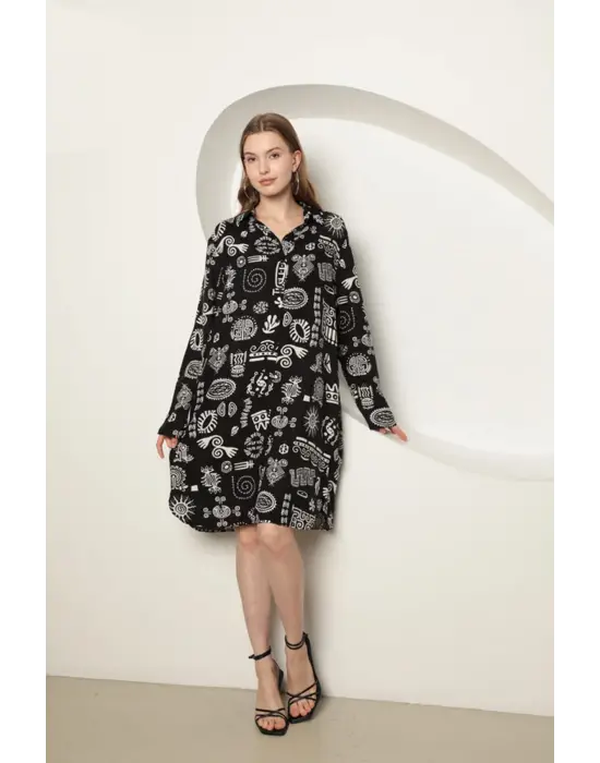 Etkileyici Gömlek Elbise