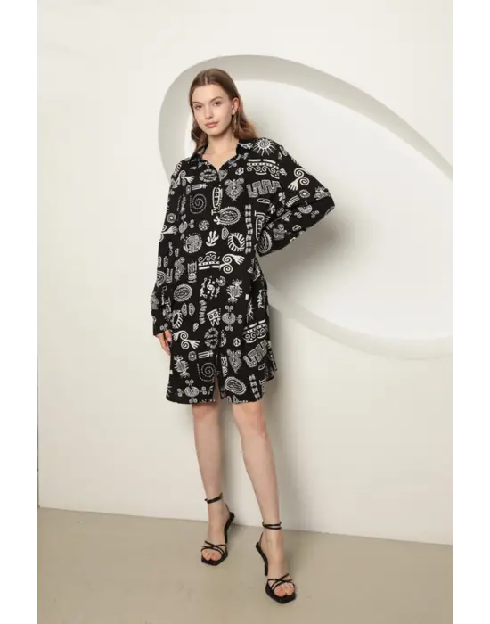 Etkileyici Gömlek Elbise