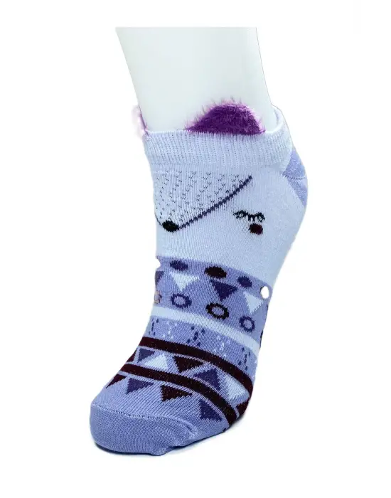 Omarı Yumuşak Pamuklu Kadın Bilek Çorapları