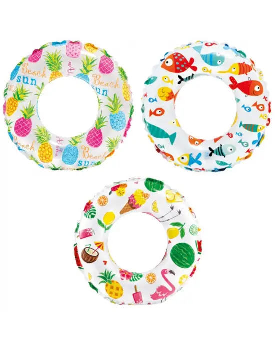 Omarı Desenli Lüks Simit Şişme Yüzme Havuzu