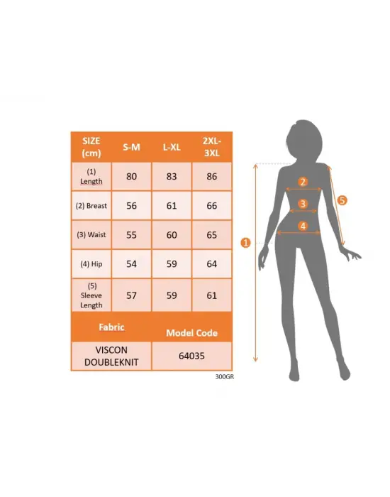 Omarı Şık Desenli Uzun Kollu Kadın Elbisesi