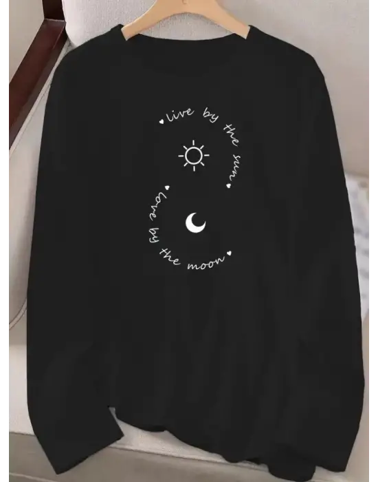 Omarı Desenli Viskon Bluz