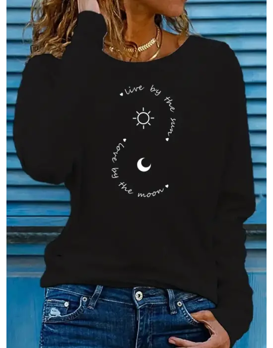 Omarı Desenli Viskon Bluz