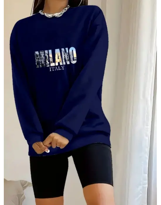 Omarı Elegan Desenli Kadın Viskon Bluz