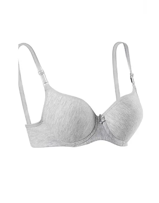 Omarı Sıkı ve Konforlu Gri Sütyen