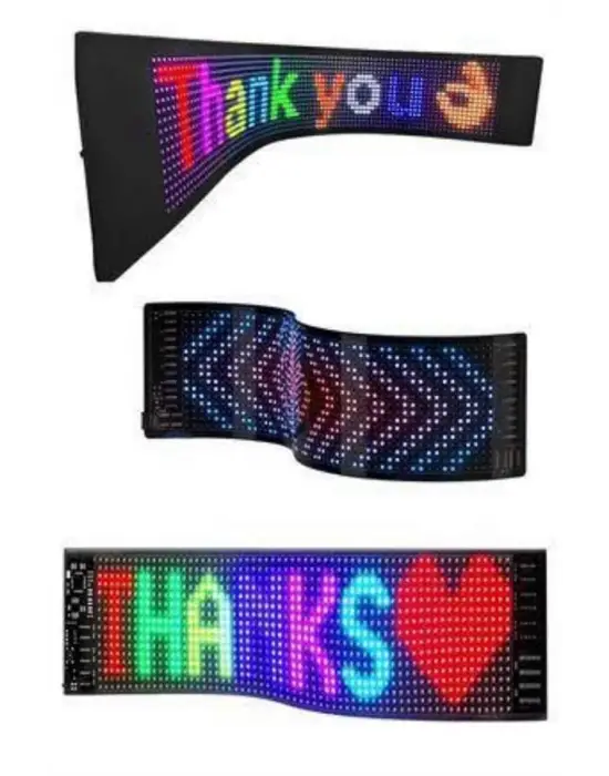 Digital Araba Yazısı Ekran Matrix En Büyük Boy Matrix Led Panel 19*96 Pıxel