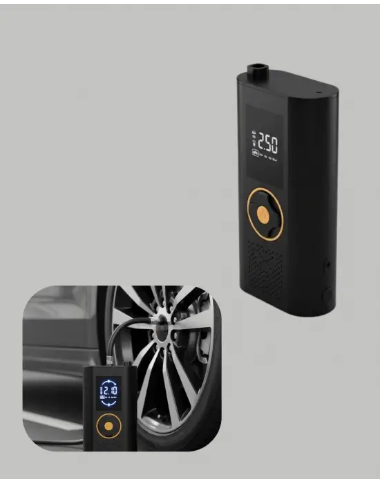 Dijital Göstergeli Taşınabilir Hava Kompresörü Güçlü Şişirme Performansı