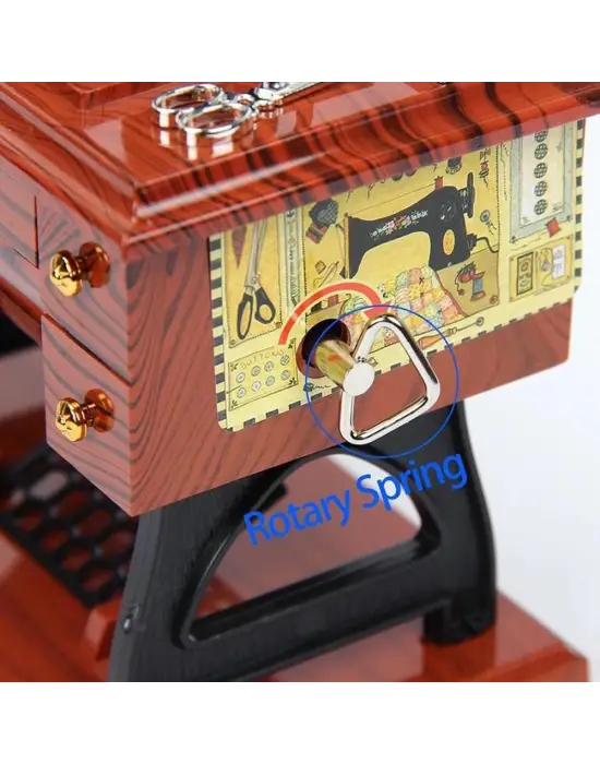 Dikiş Makinesi Görünümlü Müzik Kutusu