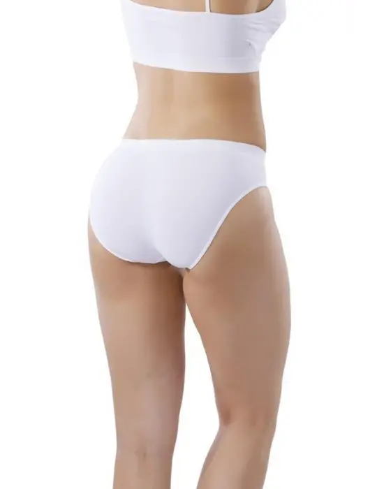 Dikişsiz İz Yapmaz Bayan Slip Külot 11000 Beyaz