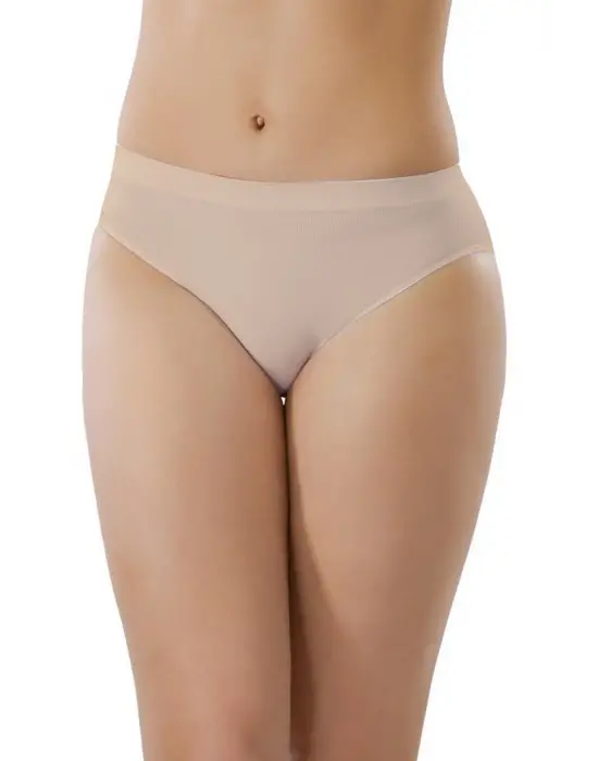 Dikişsiz İz Yapmaz Bayan Slip Külot 11000 Ten