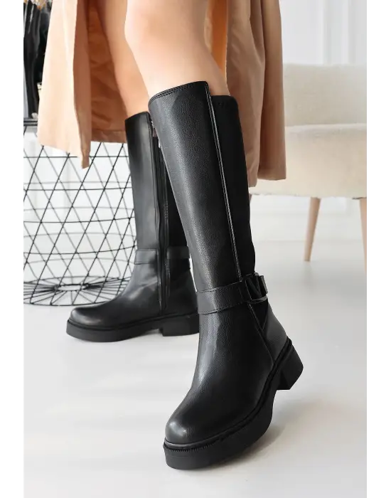   Siyah Cilt Çizme
