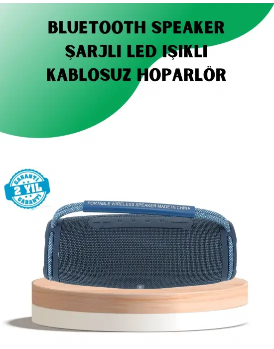 Dış Mekan Uyumlu Ipx5 Suya Dayanıklı Kablosuz Hoparlör