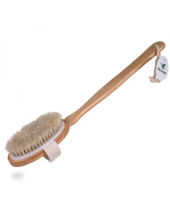 Omarı Parlak Görünüm İçin Doğal At Kılı Selülit Fırçası