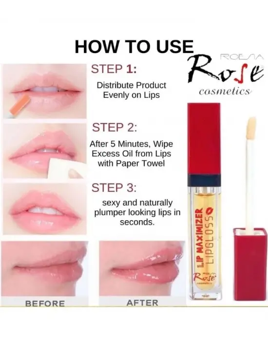 Omarı Doğal Görünüm Dudak Dolgunlaştırıcı & Parlatıcı