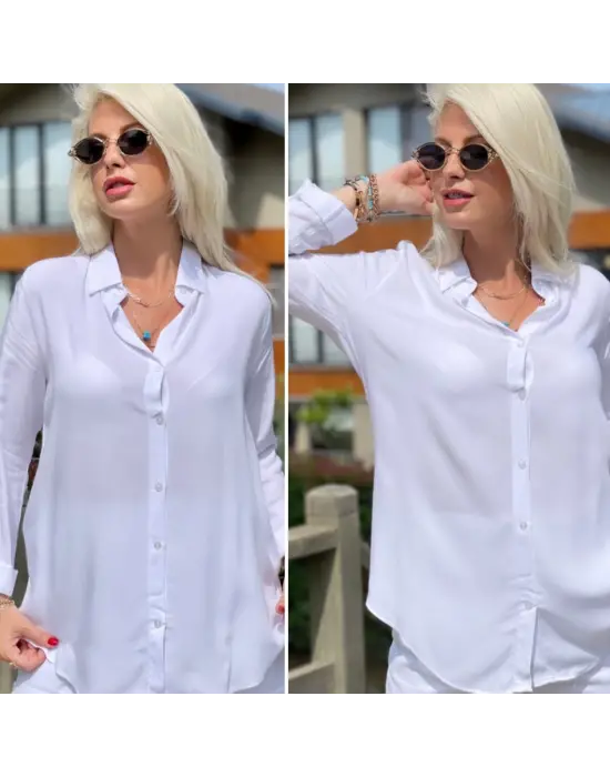 Dokuma Viskon Kumaş Efsane Gömlek