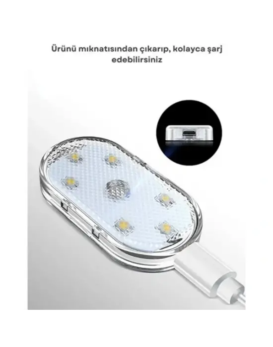 Dokunmatik Mini 6 Led Rgb Işık