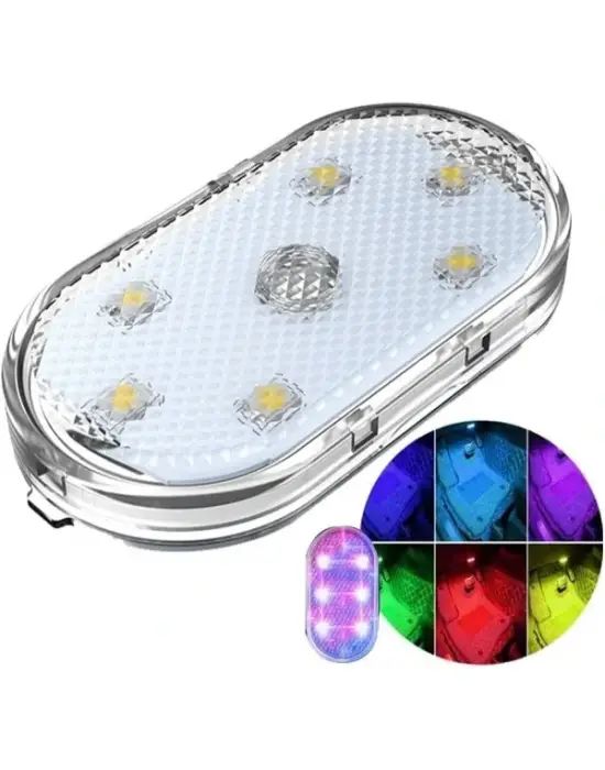 Dokunmatik Mini 6 Led Rgb Işık