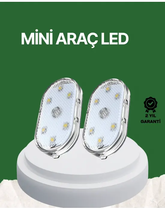 Dokunmatik Sensörlü Şarjlı Araç İçi Ambiyans Aydınlatma