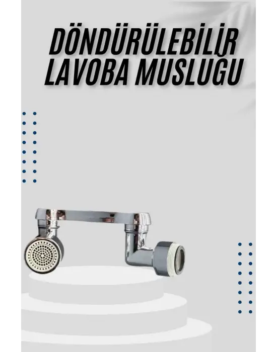Dönebilen Musluk Başlığı Akrobat Mutfak Banyo Musluk Ucu Başlığı Oynar Başlıklı