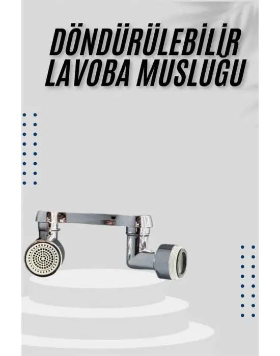 Dönebilen Musluk Başlığı Akrobat Mutfak Banyo Musluk Ucu Başlığı Oynar Başlıklı