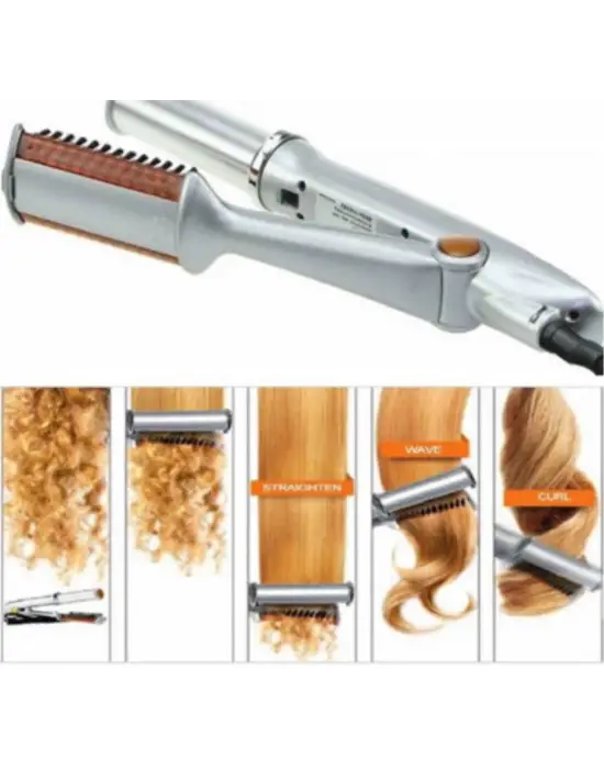 Omarı Döner Demirli Selülit Fırçası Seti - Saç Şekillendirme