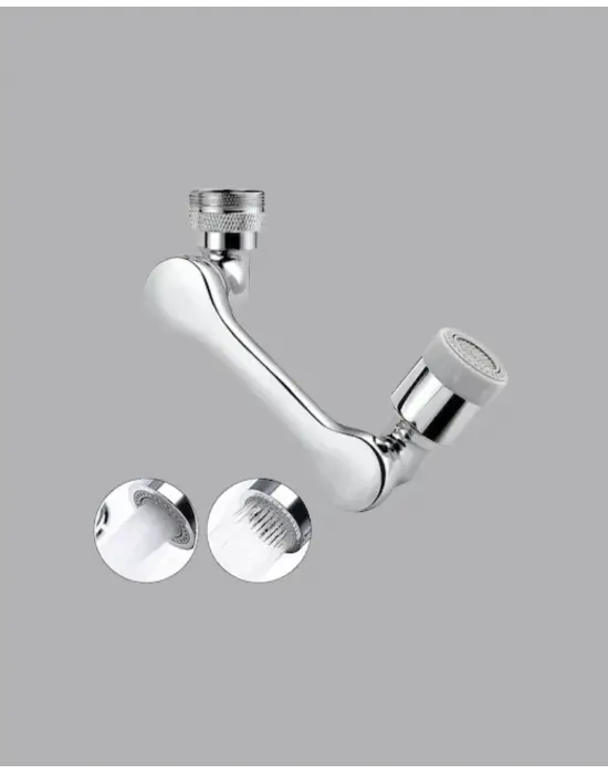 Döner Musluk Başlığı Çok Açılı Robotik Kol Su Tasarruflu